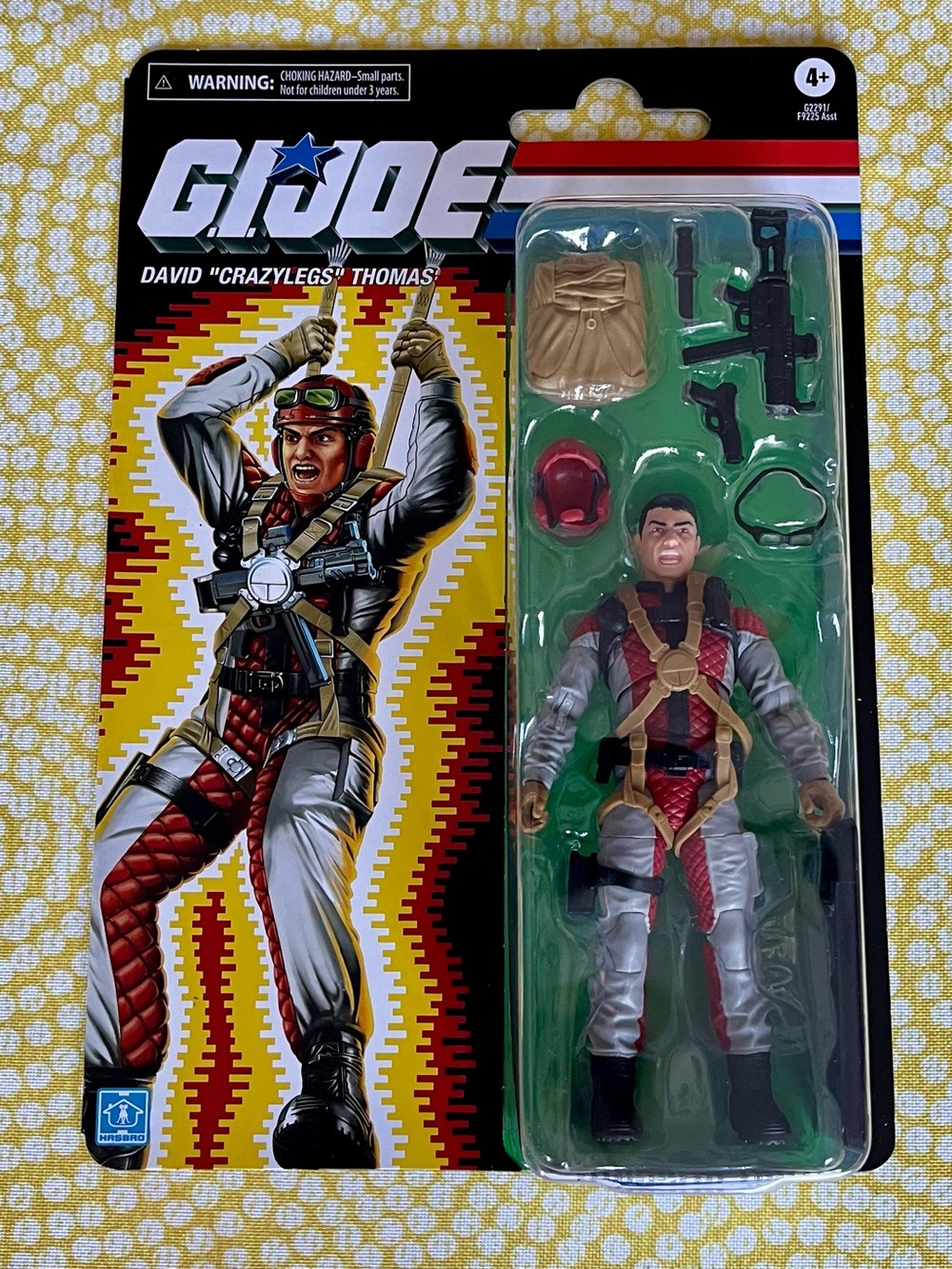 2026 Hasbro GI JOE David "Crazylegs" Thomas 6” Action Figure